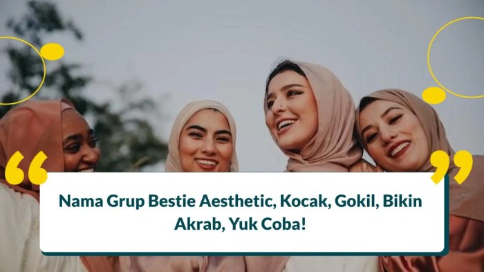 Nama Kontak Bestie Aesthetic Bahasa Inggris