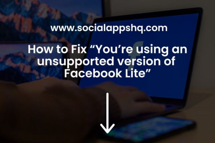 Kenapa Facebook Lite Tidak Bisa Dibuka Padahal Kuota Masih Ada