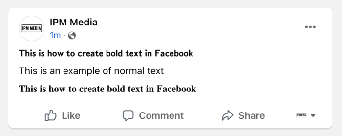 Membuat Huruf Tebal Di Fb