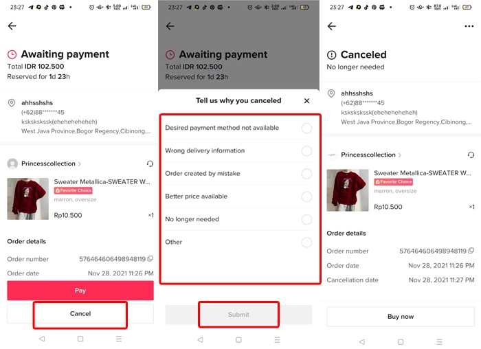 Kenapa Pesanan Di Tiktok Tidak Bisa Dibatalkan