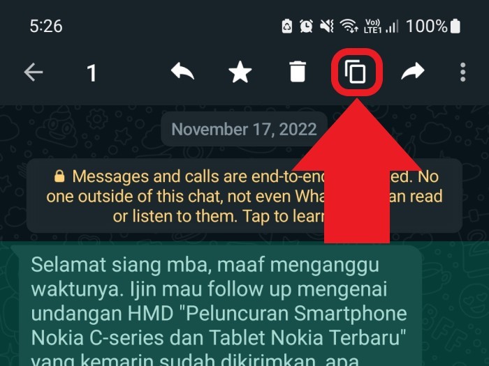 Cara Salin Chat Wa Ada Tanggal