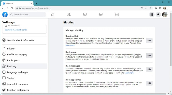 Restrict restricted posiciones infobravo blocking webtrickz