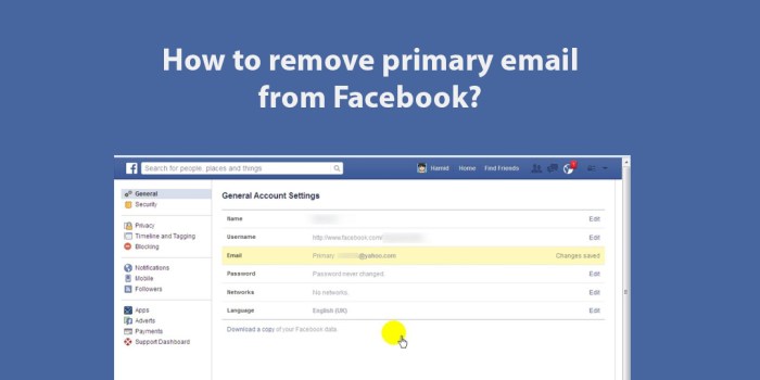 Cara Menghapus Email Utama Di Fb Yang Tidak Bisa Dihapus